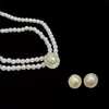 Colar de pérolas retrô elegante estilo Hepburn elegante versátil francês curto clavícula cadeia verão acessórios simples para mulheres