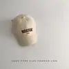Chapéus Infantis Tendência Coreana para Primavera e Outono, Bonés de Beisebol à Prova de Vento e Protetores Solares para Meninos e Meninas, Bonés Simples de Viagem para Inverno