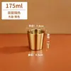 Copo de Água de Aço Inoxidável 304 Copo de Chá Copo com Degrau Copo de Café Isolado de Camada Dupla Coreano Anti-Escaldante Copo de Cerveja Copo para Bebidas Frias