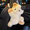 Caja de Pañuelos para Coche de Dibujos Animados, Caja de Pañuelos para Coche de Gato Lindo, Bolsa Colgante de Peluche Creativa para Coche Venta al por Mayor