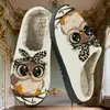 Chinelos de Algodão para Homens e Mulheres, Chinelos Quentinhos de Casa com Desenhos Fofos, Chinelos Estampados de Comércio Exterior, Dropshipping Pod Cross-Border Jit