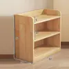 Estantería de almacenamiento de madera maciza para sala de estar, estantería infantil integrada simple, estantería de varios niveles para el hogar para dormitorio y jardín de infantes, modelo nuevo