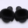 Chinelo de pele de raposa sintética quente de venda no exterior AliExpress chinelos de pele femininos chinelos de casa de pele artificial