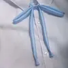 Camisa de Uniforme Jk de Color Sólido sin Corbata Lazo Cuerda de Corbata para Mujer Accesorio de Traje de Marinero Cinta