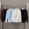 Camisa Casual de Manga Larga Juvenil con Decoración de Moño, Otoño e Invierno 2026, Disponible en Múltiples Colores, Atuendo Elegante