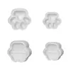 Caixa de armazenamento de garra de gato de resina DIY feita à mão Molde de silicone Urso de garra de gesso Vaso de planta carnuda Vaso de flores de cimento Molde de bolo