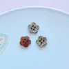 Acessórios fofos de coelho em resina, botões de flor, pingentes para sapatos tipo clog, decorações DIY, presilhas de cabelo, acessórios de cabelo, decorações para capas de celular