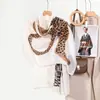 Bufanda y chal con estampado de leopardo estilo "old money" vintage más vendidos para mujer, adecuados para todas las estaciones, con un tacto lujoso y elegante