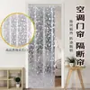 Cortina de Puerta Translúcida a Prueba de Agua, Aceite y Viento para Aire Acondicionado, Cortina de Puerta Deflectora de Viento, Cortina de Puerta Transparente para Cocina, Cortina de Puerta Partition contra Humo de Aceite, Estilo Chino