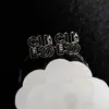 Pendientes de alta calidad para todo tipo de atuendos, pendientes de moda para hombres y mujeres, letras de pedrería, todo a juego, pasador de plata s925, accesorios de aleación