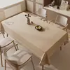 Toalha de mesa estilo Wabi-sabi, à prova d'água e de óleo, sem lavagem, novo modelo 2026, jogo americano, luxo leve com toque de alta qualidade, protetor de mesa em PVC
