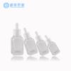 Spot novo 10ml20ml frasco de essência quadrada 30ml40ml grade transparente fundo garrafa de óleo essencial frascos de maquiagem