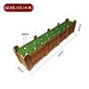 Decoración de interiores de bambú artificial, pantalla divisoria de bambú falso, bloqueo de pared, paisaje al aire libre, agua fina, cifrado de bonsái de bambú, planta verde