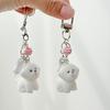 Colgante para Teléfono Móvil de Peluche Kirby Oso Cachorro Estilo Coreano Ins Llavero para AirPods Colgante para Bolso