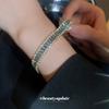 Pulsera de Diamantes Completa Moda Europea y Americana Temperamento Personalidad Diseño Pulsera Nicho Joker Pulsera de Alta Gama Venta al por Mayor