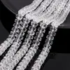 8mm Contas de Roda de Vidro Cristal Plano Cristal Plano Galvanoplastia Não Desbota Contas Planas Transfronteiriço Feito à Mão DIY Pulseira Contas Soltas Produtos Semi-Acabados