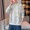 [Moletom plus size M-8XL] Coleção nova 2026, com design tridimensional e estampa, moletom masculino de outono plus size de corte solto