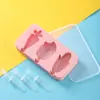 Directamente del Fabricante, Moldes para Paletas DIY, Moldes para Helado con Forma de Dibujo Animado, Moldes para Helado de Silicona de Grado Alimenticio