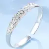Estilo Coreano Nuevo Pulsera Chapada en Plata Seiko para Mujer Filigrana Brillante Estilo Étnico Retro Pulsera Abierta de Pavo Real Joyería de Mano