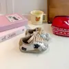 Zapatos para caminar para bebés y niños pequeños, zapatos con forma de concha, nueva colección primavera/otoño 2026, zapatos casuales transpirables estilo coreano para niños y niñas