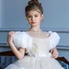 Vestido para Niña, Vestido de Princesa Infantil, Nuevo Estilo 2026, Falda Abullonada, Para Actuación, Fiesta de Cumpleaños, Dama de Honor, Transfronterizo