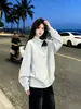 Sudadera de punto medio de manga larga, diseño moderno y único para mujer, nuevo estilo casual otoño/invierno 2026 ins