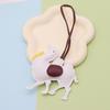 Desert Camel Car Pingente Pequenas Jóias Couro Algodão Bolsa Pingente Chaveiro Lembrança Turística Fabricantes