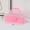 Caja de herramientas para arte, caja de almacenamiento para pinceles y gouache, caja de pintura, caja multifuncional para medicamentos domésticos, estuche portátil para manicura.