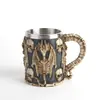Game of Thrones Comércio Exterior Resina Aço Inoxidável Caneca Café 3D Tridimensional Caveira Caneca de Cerveja