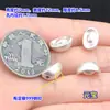 Abalorio separador con forma de caparazón de tortuga que trae fortuna de plata pura s999, abalorio cilíndrico, adorno de cristal, pulsera tejida, collar, accesorios hechos a mano para DIY