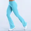 Calça pantalona esportiva para fitness DF de pêssego da ZORA, legging de yoga sem costura em nylon totalmente fosco
