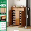 Nuevo modelo de zapatero de entrada multicapa, zapatero doméstico a prueba de polvo de gran capacidad, almacenamiento simple para recibidor interior, tipo económico
