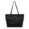 Bolsa Tote de Trabalho Retro com Textura para Mulheres 2025 Outono Grande Capacidade Simples Casual Versátil Bolsa de Ombro