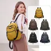 Nova mochila casual feminina 2025, pequena mochila simples de tecido Oxford, design moderno e único, bolsas femininas para atacado