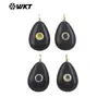 Wt-P2022 Liberação de Exportação Atacado Clássico Forma de Gota d'Água Cor de Pedra Natural Zircônia Incrustada Acessórios de Brinco Feminino