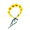 Guirnalda de girasoles tocado niña adulta salida de primavera accesorios de fotografía reunión deportiva escolar 11º festival actuación infantil