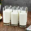 Conjunto de Copos de Vidro Doméstico Sala de Estar Copo para Beber Xícara de Chá Copo para Bebidas de Leite e Suco Mesa de Centro Copo Transparente para Água Fria