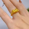 Tienda de oro Puzuo con accesorios de oro DIY gato echado cuentas de transferencia pulsera anillo accesorios de gato lindos mujeres