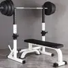 Rack para sentadillas Rack para barra de pesas Rack para press de banca Equipo para sentadillas Equipo de fitness Set multifuncional de barra de pesas Soporte para sentadillas en casa