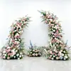 Arco simulado de chifre de boi estilo europeu transfronteiriço para decoração de casamento, fundo para fotos para a área de assinatura da recepção do casamento