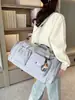 Bolsa de Viaje Multifuncional de Gran Capacidad de Color Sólido Transfronteriza Bolsa de Equipaje Almacenamiento de Viaje Conveniente Portátil al Hombro Cruzada Venta al por Mayor