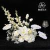 Cumpleaños Boda Fiesta Banquete Cena Mesa Flores Terminadas Comercio Exterior Mesa de Comedor Flor Respaldo de Silla Flor Decoración de Boda Flor Artificial Venta al por Mayor