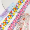 FULL BEAUTY Caja Transfronteriza de 10 Colores Papel de Flor para Uñas Cielo Estrellado Papel de Cielo Estrellado Gradiente Floral Colorido