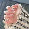 Douyin Chuanwu Champagne Diamante Olho de Gato Unhas Usáveis Luxo Leve Explosivo Adesivos de Unha Usáveis Outono e Inverno Mais Fácil de Combinar Transmissão Ao Vivo