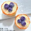 Brinquedo de Comida de Resina Simulada Queijo Mirtilo Tubo Crocante Acessórios para Joias Pingente Artesanal DIY Enfeites de Mesa Pingente Atacado