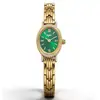 Reloj Mia de Acero Transfronterizo para Mujer, Pequeño Reloj Dorado Incrustado con Diamantes y Estrellas, Exquisito y Sencillo Reloj de Mujer con Esfera Pequeña de Nácar