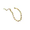 [Acero de titanio para todo el cuerpo] Estilo minimalista de personalidad Dongdaemun pulsera de cadena de cara sonriente personalidad femenina Red social retro Amigas
