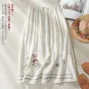 Falda Retro Artística de Algodón y Lino con Bordado Pesado para Mujer Estilo Chino Suelta Adelgazante Falda Bordada de Corte A Falda con Dobladillo Ancho