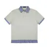 1Center Camisa Retro Japonesa Cuello Polo para Hombre, Manga Corta Holgada de Marca de Moda Verano Cuello Solapa Camiseta Ct006