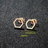 Pendientes Multiestilo de Comercio Exterior Moda Ins Geométricos Simples Pendientes de Botón Pequeños Pendientes de Acero Inoxidable Venta Directa de Fábrica En Stock